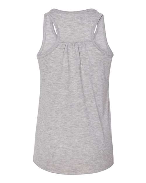 Bella + Canvas B8800Y Youth Flowy Racerback Tank #color_ATHLETIC HEATHER