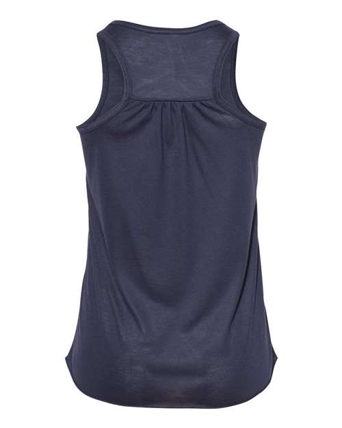 Bella + Canvas B8800Y Youth Flowy Racerback Tank #color_MIDNIGHT