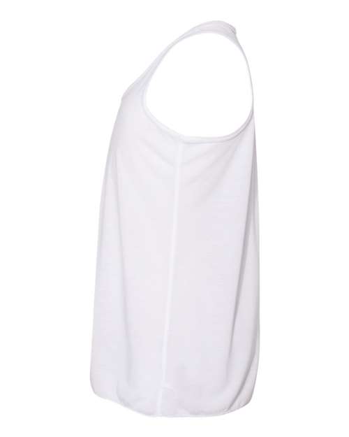 Bella + Canvas B8800Y Youth Flowy Racerback Tank #color_WHITE