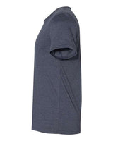 Bella + Canvas B3014 Men's Jersey Raw Neck T-Shirt #color_HEATHER NAVY