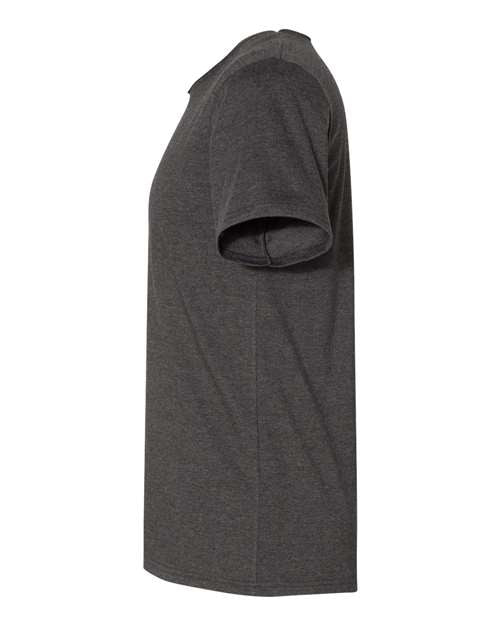 Bella + Canvas B3014 Men's Jersey Raw Neck T-Shirt #color_DARK GRY HEATHER