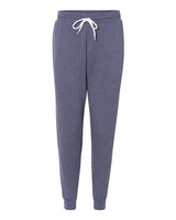 Bella + Canvas 3727 Unisex Jogger Sweatpant #color_HEATHER NAVY