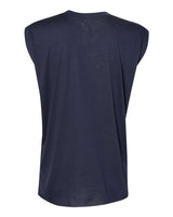 Bella + Canvas 8804 Ladies' Flowy Muscle T-Shirt with Rolled Cuff #color_MIDNIGHT