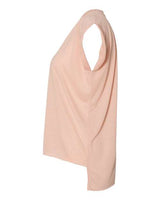 Bella + Canvas 8804 Ladies' Flowy Muscle T-Shirt with Rolled Cuff #color_PEACH