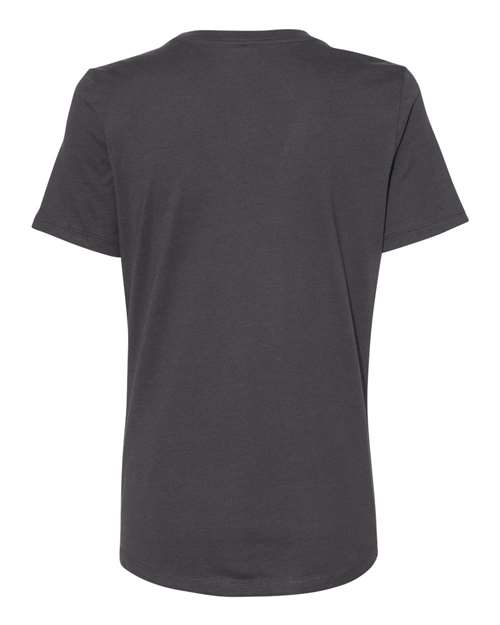 Bella + Canvas B6400 Ladies' Relaxed Jersey Short-Sleeve T-Shirt #color_DARK GREY