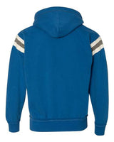 J America JA8847 Adult Vintage Athletic Hooded Sweatshirt #color_VINTAGE ROYAL