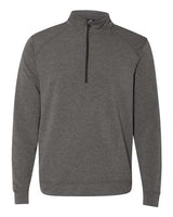 J America JA8434 Adult Omega Stretch Quarter-Zip #color_CHARCOAL TRBLND