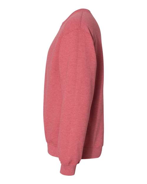 Gildan G180 Adult Heavy Blend 50/50 Fleece Crew #color_HTH SPT SCRLT RD