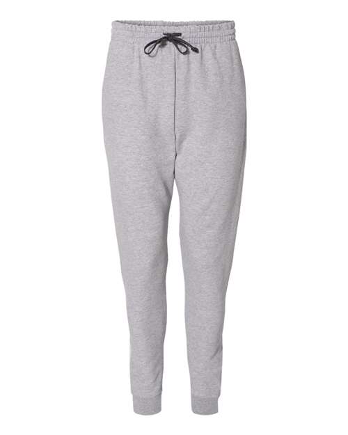 Jerzees 975MPR Adult Nublend Jogger #color_ATH HTH/ CHR GRY