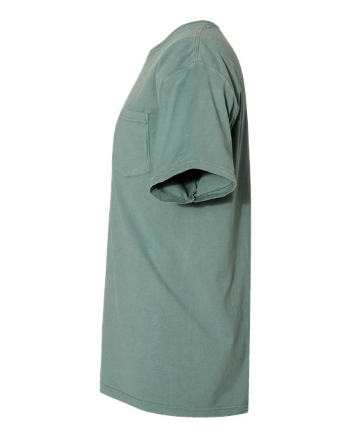 ComfortWash by Hanes GDH150 Unisex Garment-Dyed T-Shirt with Pocket #color_CYPRESS GREEN