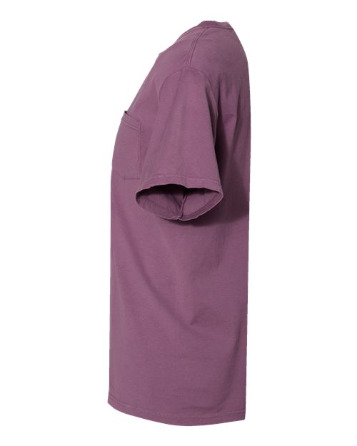 ComfortWash by Hanes GDH150 Unisex Garment-Dyed T-Shirt with Pocket #color_PURPLE PLM RAISN