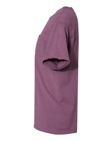 ComfortWash by Hanes GDH150 Unisex Garment-Dyed T-Shirt with Pocket #color_PURPLE PLM RAISN