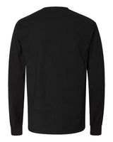 ComfortWash by Hanes GDH200 Unisex Garment-Dyed Long-Sleeve T-Shirt #color_BLACK