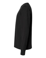 ComfortWash by Hanes GDH200 Unisex Garment-Dyed Long-Sleeve T-Shirt #color_BLACK