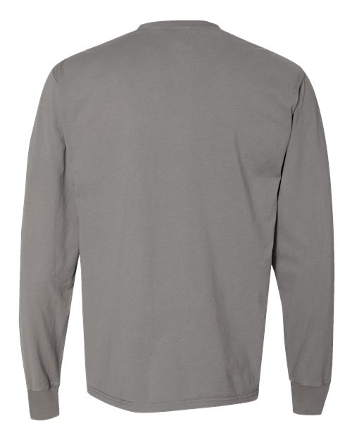 ComfortWash by Hanes GDH200 Unisex Garment-Dyed Long-Sleeve T-Shirt #color_CONCRETE