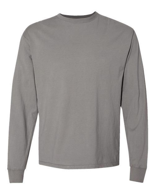 ComfortWash by Hanes GDH200 Unisex Garment-Dyed Long-Sleeve T-Shirt #color_CONCRETE