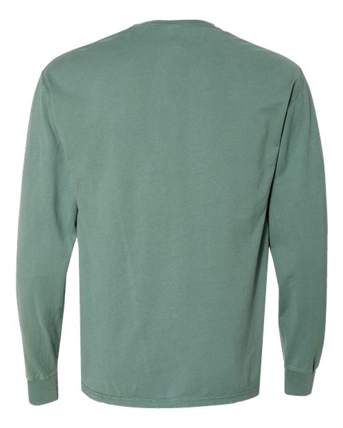 ComfortWash by Hanes GDH200 Unisex Garment-Dyed Long-Sleeve T-Shirt #color_CYPRESS GREEN