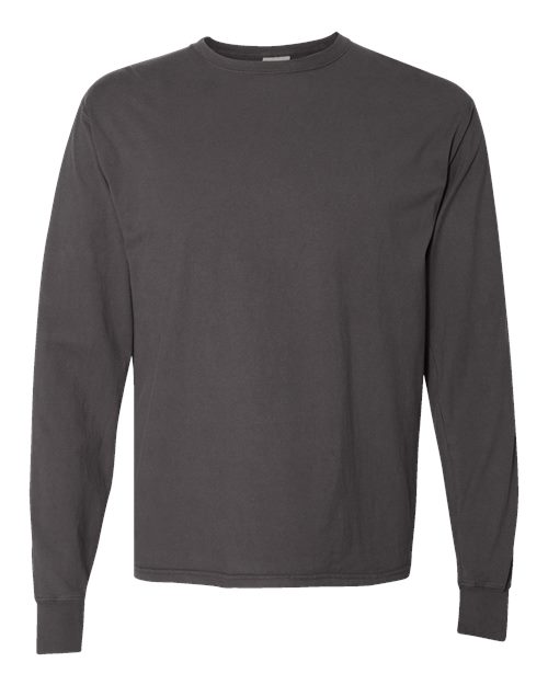 ComfortWash by Hanes GDH200 Unisex Garment-Dyed Long-Sleeve T-Shirt #color_NEW RAILROAD