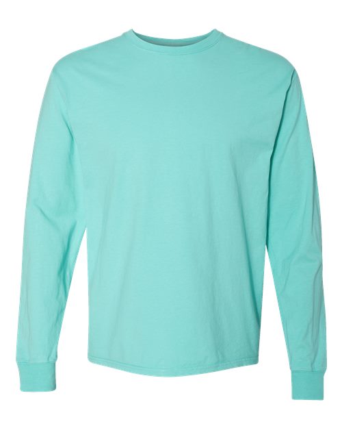 ComfortWash by Hanes GDH200 Unisex Garment-Dyed Long-Sleeve T-Shirt #color_MINT