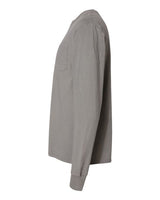 ComfortWash by Hanes GDH250 Unisex Garment-Dyed Long-Sleeve T-Shirt with Pocket #color_CONCRETE
