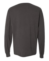 ComfortWash by Hanes GDH250 Unisex Garment-Dyed Long-Sleeve T-Shirt with Pocket #color_NEW RAILROAD