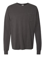 ComfortWash by Hanes GDH250 Unisex Garment-Dyed Long-Sleeve T-Shirt with Pocket #color_NEW RAILROAD