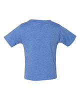 Bella + Canvas 3001B Infant Jersey Short Sleeve T-Shirt #color_HTHR COLUM BLUE