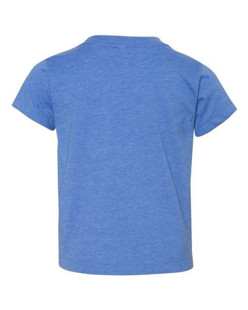 Bella + Canvas 3001T Toddler Jersey Short-Sleeve T-Shirt #color_HTHR COLUM BLUE