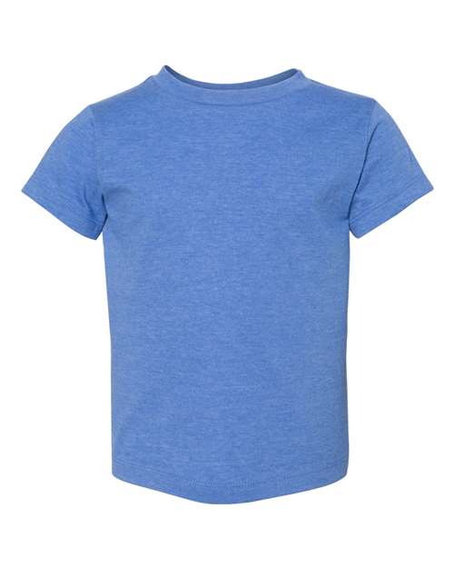 Bella + Canvas 3001T Toddler Jersey Short-Sleeve T-Shirt #color_HTHR COLUM BLUE