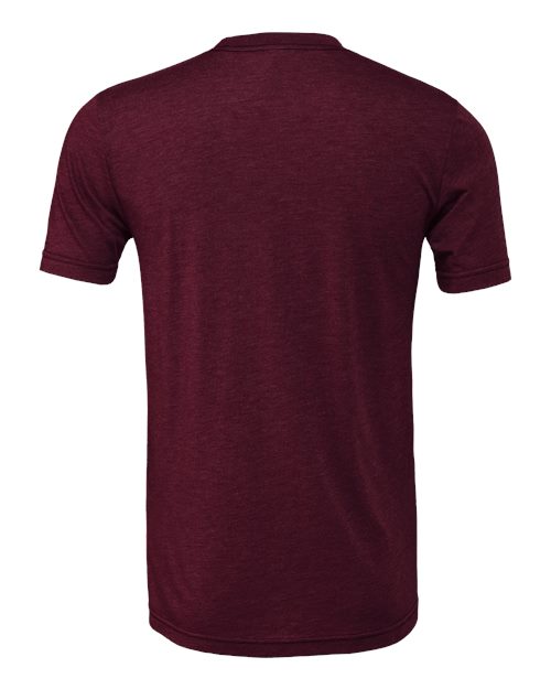 Bella + Canvas 3413C Unisex Triblend T-Shirt #color_SOLID MRN TRBLND
