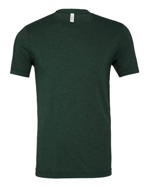 Bella + Canvas 3413C Unisex Triblend T-Shirt #color_SOLID FORST TRBL