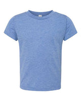 Bella + Canvas 3413T Toddler Triblend Short-Sleeve T-Shirt #color_BLUE TRIBLEND