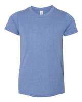 Bella + Canvas 3413Y Youth Triblend Short-Sleeve T-Shirt #color_BLUE TRIBLEND