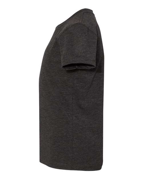 Bella + Canvas 3413Y Youth Triblend Short-Sleeve T-Shirt #color_CHAR BLK TRIBLND