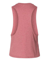 Bella + Canvas 6682 Ladies' Racerback Cropped Tank #color_HEATHER MAUVE