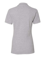 Jerzees 443WR Ladies' Premium 100% Ringspun Cotton Piqu Polo #color_ATHLETIC HEATHER