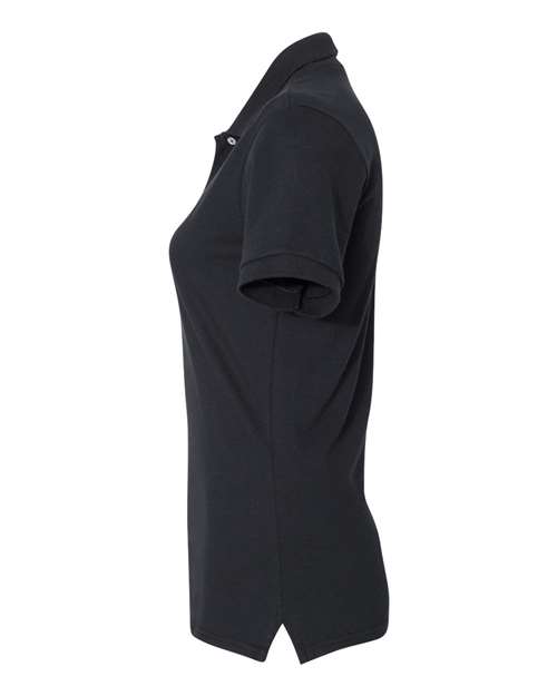 Jerzees 443WR Ladies' Premium 100% Ringspun Cotton Piqu Polo #color_BLACK