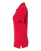 Jerzees 443WR Ladies' Premium 100% Ringspun Cotton Piqu Polo #color_TRUE RED