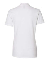 Jerzees 443WR Ladies' Premium 100% Ringspun Cotton Piqu Polo #color_WHITE