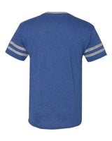 Jerzees 602MR Adult TRI-BLEND Varsity Ringer T-Shirt #color_TRU BLU HTH/ OXF