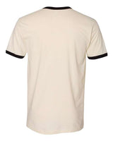 Next Level 3604 Unisex Ringer T-Shirt #color_NATURAL/ BLACK