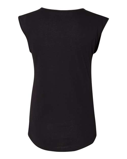 Next Level N5040 Ladies' Festival Sleeveless V #color_BLACK