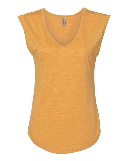 Next Level N5040 Ladies' Festival Sleeveless V #color_ANTIQUE GOLD
