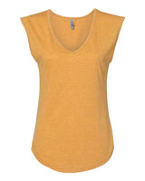 Next Level N5040 Ladies' Festival Sleeveless V #color_ANTIQUE GOLD