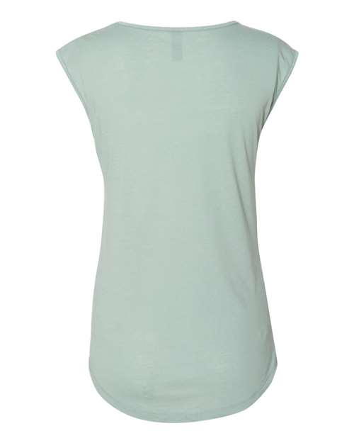 Next Level N5040 Ladies' Festival Sleeveless V #color_STONEWASH GREEN