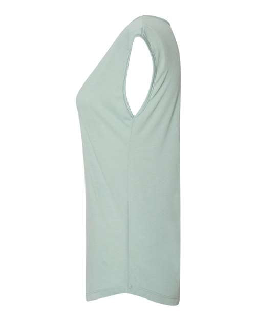 Next Level N5040 Ladies' Festival Sleeveless V #color_STONEWASH GREEN