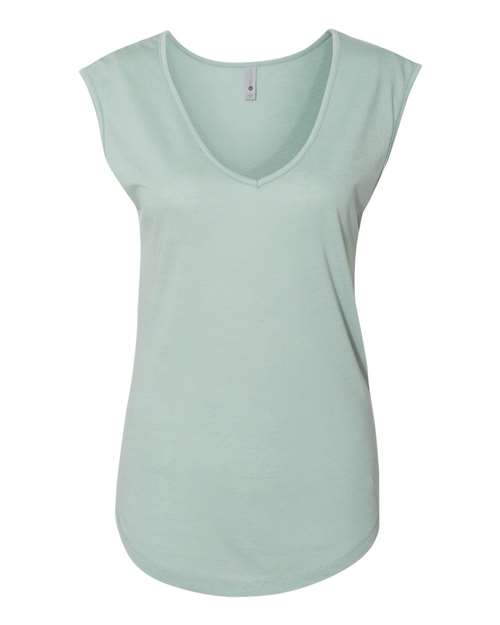 Next Level N5040 Ladies' Festival Sleeveless V #color_STONEWASH GREEN