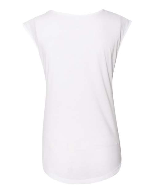 Next Level N5040 Ladies' Festival Sleeveless V #color_WHITE