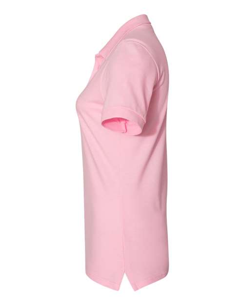 Jerzees 443WR Ladies' Premium 100% Ringspun Cotton Piqu Polo #color_CLASSIC PINK