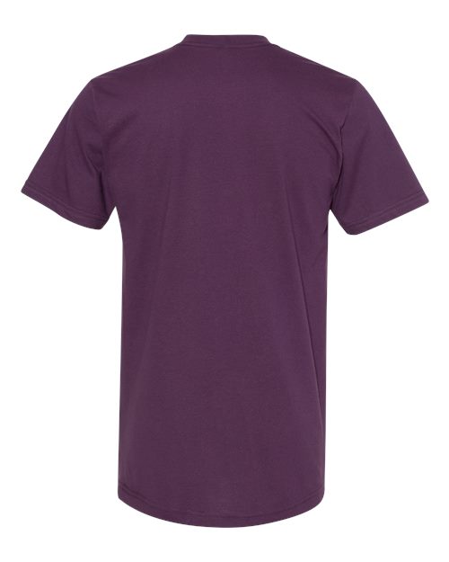 American Apparel 2001W Unisex Fine Jersey Short-Sleeve T-Shirt #color_EGGPLANT